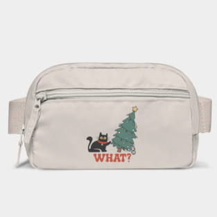 WHAT CAT XMAS TREE Bag