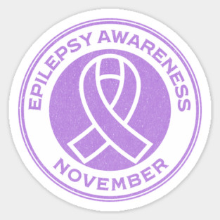 Epilepsy Awareness November Purple Epilepsy Ribbon Campaign Magnet