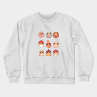 Fancy Costume Frogs Crewneck Sweatshirt