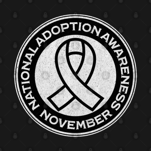 National Adoption Awareness Month November Ribbon Campaign by Yesteeyear
