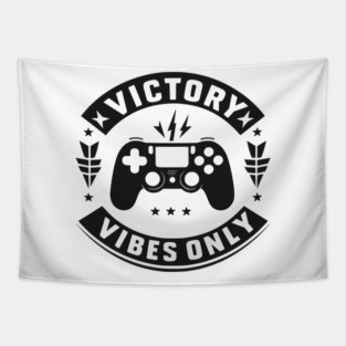 Victory Vibes Only Tapestry