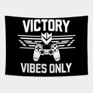 Victory Vibes Only Tapestry