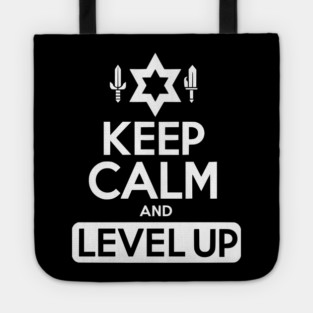 Keep Calm and Level Up Tote