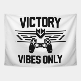Victory Vibes Only Tapestry