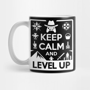 Keep Calm and Level Up Mug