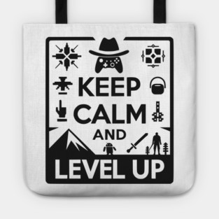 Keep Calm and Level Up Tote