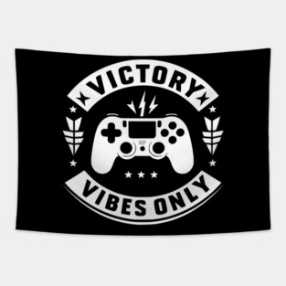 Victory Vibes Only Tapestry