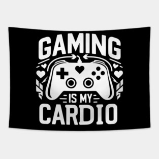 Gaming is My Cardio Tapestry