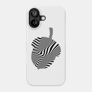 Acorn - Mesmerizing Black and White Optical Illusion Art Phone Case