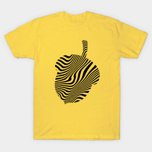 Acorn - Mesmerizing Black and White Optical Illusion Art T-Shirt