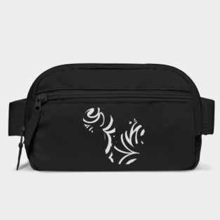 Tribal Wave Squirrel Silhouette Design Bag