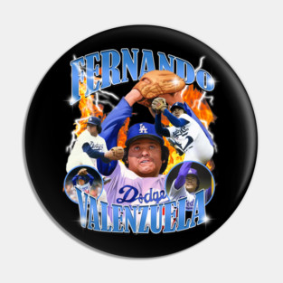 Bootleg Design Fernando Velenzuela Pin