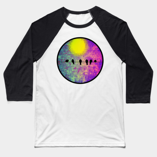Sunrise Supernova Baseball T-Shirt by casualteesinc