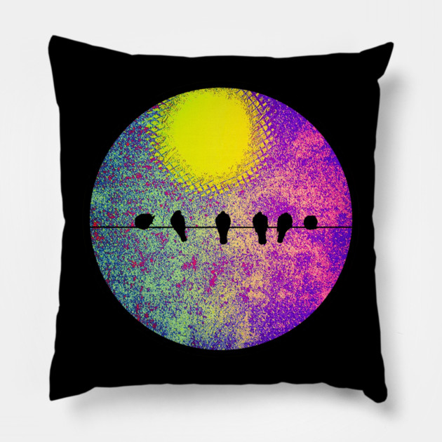 Sunrise Supernova Pillow by casualteesinc
