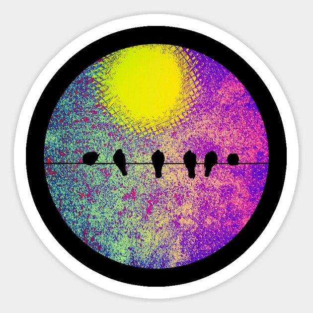 Sunrise Supernova Sticker by casualteesinc