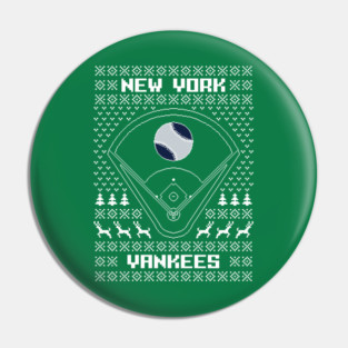 New York Yankees Ugly Christmas Sweater Pin