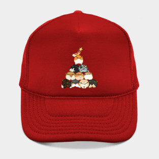 A Very Corgi Christmas Hat