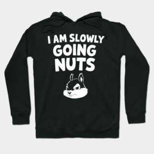 Slowly Going Nuts Sarcastic Humor Pun Hoodie