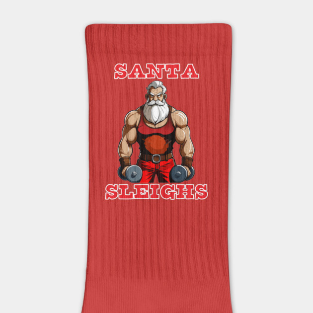 Santa Sleighs by Officially Old Gym