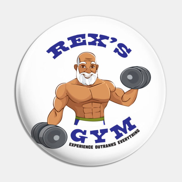 Rex's Gym Pin by Officially Old Gym