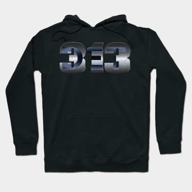 313 Detroit Hoodie by ＤＥＴＲＯＩＴ ＳＴＡＴＥ™