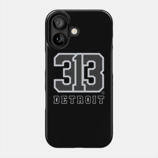 313 Detroit Phone Case