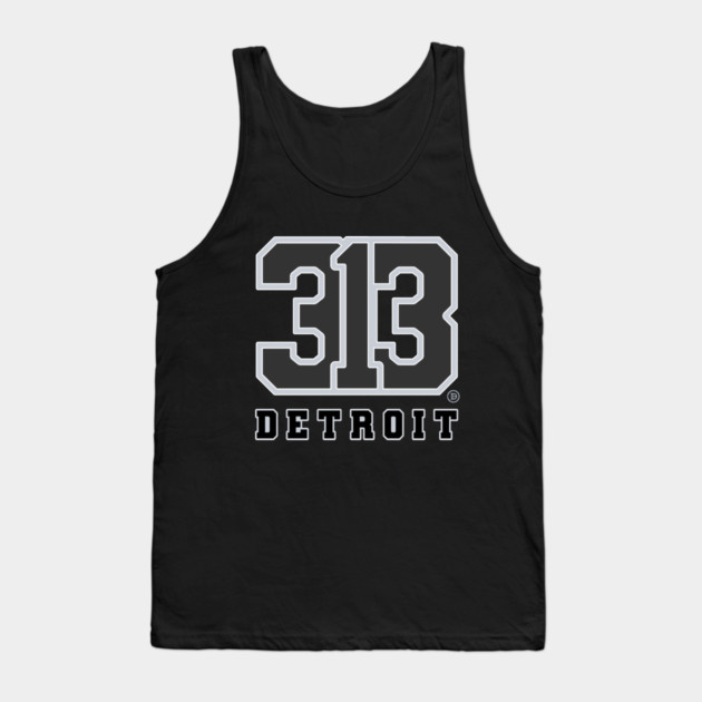 313 Detroit Tank Top by ＤＥＴＲＯＩＴ ＳＴＡＴＥ™