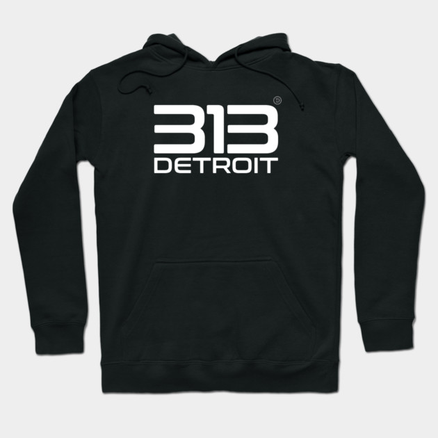 313 Detroit Hoodie by ＤＥＴＲＯＩＴ ＳＴＡＴＥ™