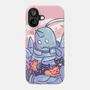 Fullmetal Alphonse and Kittens Phone Case