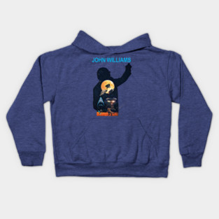 Music by John Williams - Illustrator art Kids Hoodie
