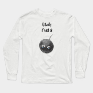 Google Home is not ok - Black Long Sleeve T-Shirt