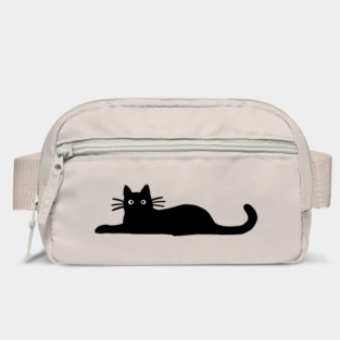 Black Cat Hanging Out Bag