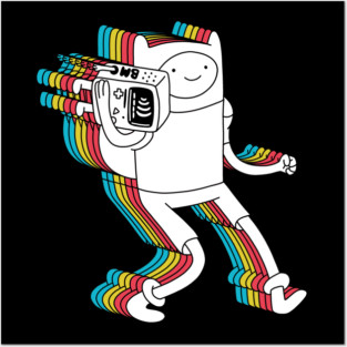 Finn and BMO Posters and Art