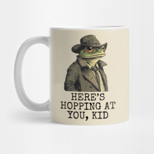 Debonair Frog in Trench Coat & Fedora | Pun & Parody Mug