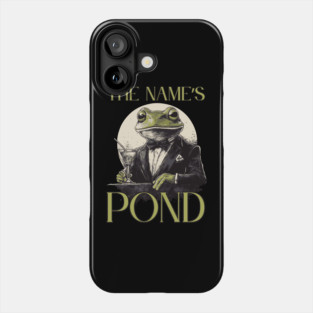 The Name's Pond - Movie Pun & Parody Phone Case