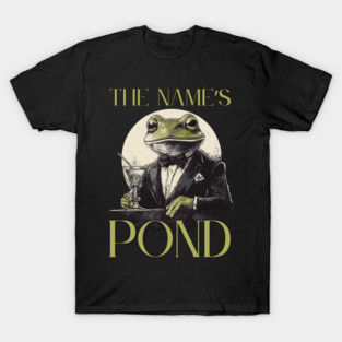 The Name's Pond - Movie Pun & Parody T-Shirt