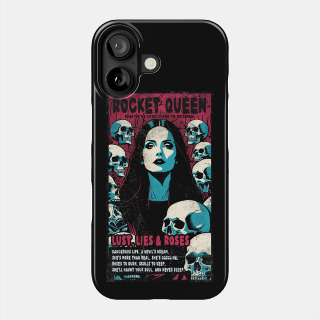 ROCKET QUEEN Phone Case by artslaves