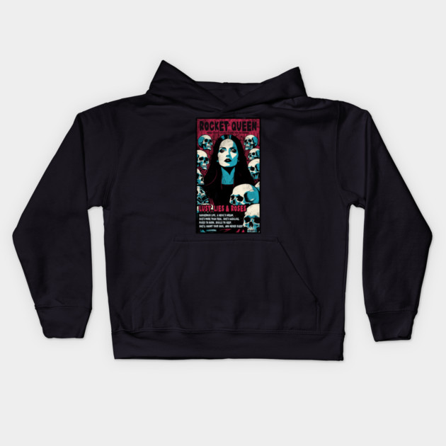 ROCKET QUEEN Kids Hoodie by artslaves
