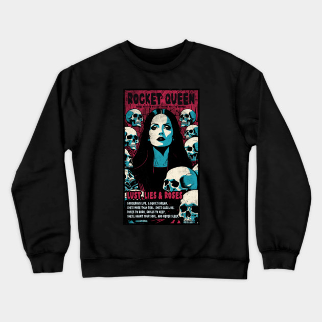 ROCKET QUEEN Crewneck Sweatshirt by artslaves
