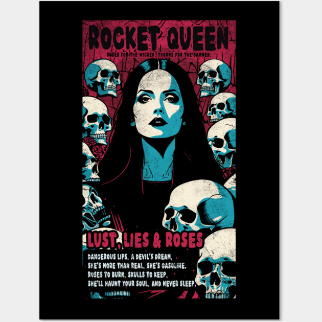 ROCKET QUEEN Wall Art by artslaves
