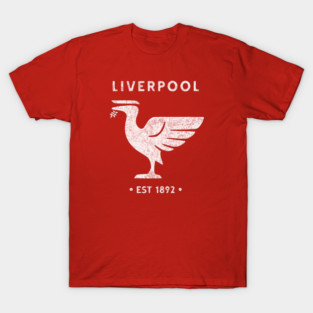 Liverpool Liverbird Retro Vintage BIG T-Shirt