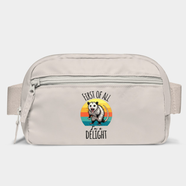 First of All I'm A Delight Hissing Angry Possum Opossum by Luxinda