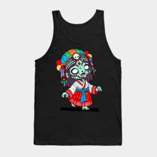 Cute Korean Zombie Tank Top