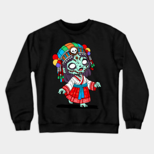 Cute Korean Zombie Crewneck Sweatshirt
