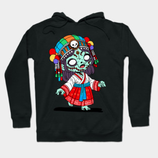 Cute Korean Zombie Hoodie