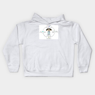 Medicinal Cures and Causes | Medication Side Effects Cartoon Kids Hoodie