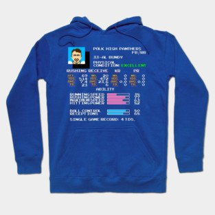 Al Bundy - Polk High TECMO Football Video Game Stats Hoodie