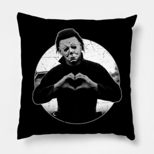 Vintage - Michael Myers Heart Hands Pillow