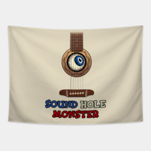 SOUND HOLE MONSTER Tapestry