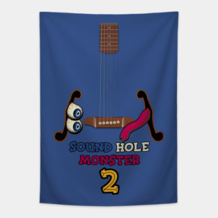 SOUND HOLE MONSTER 2 Tapestry